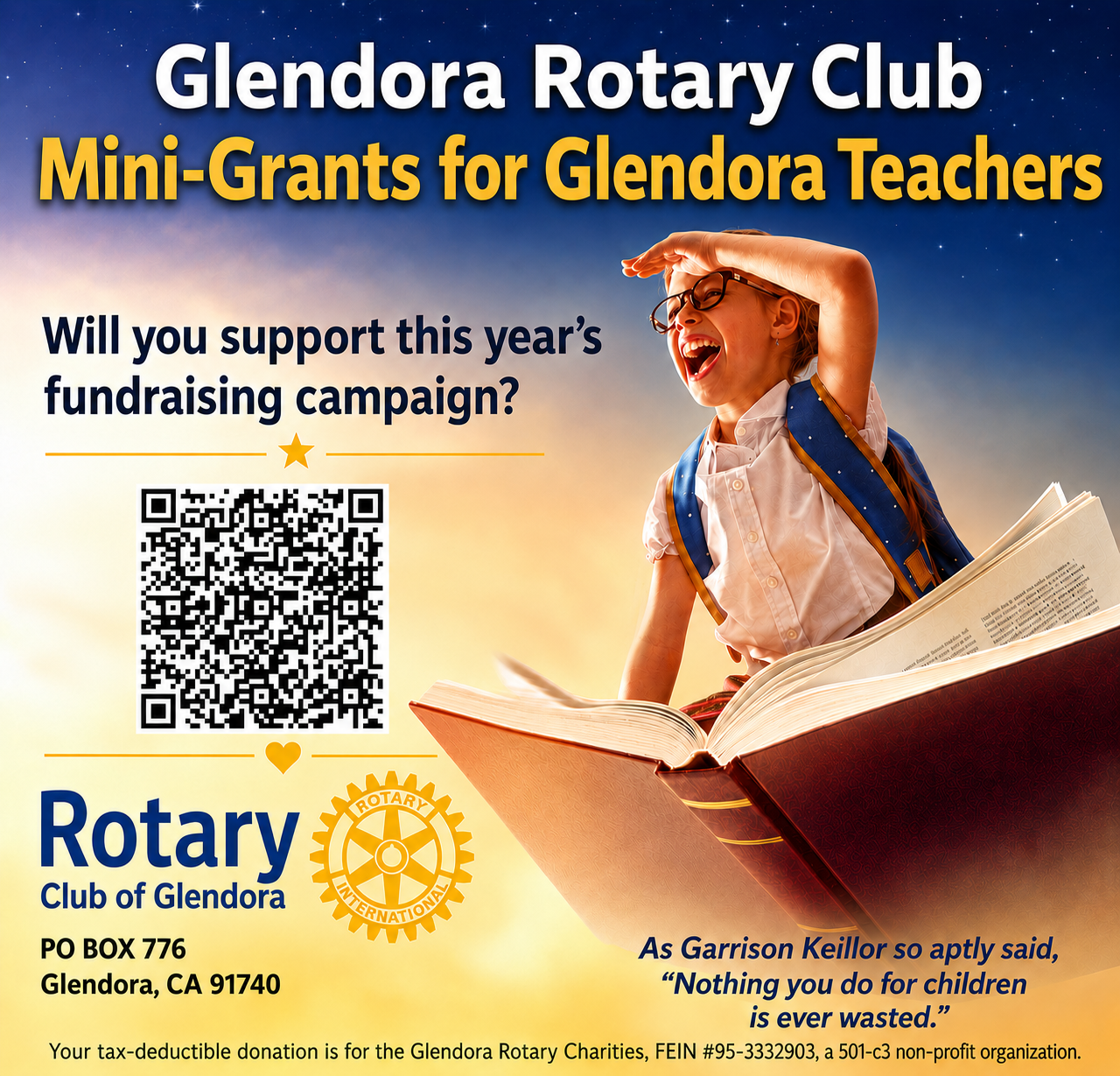 Glendora Rotary Mini-Grants for Teachers